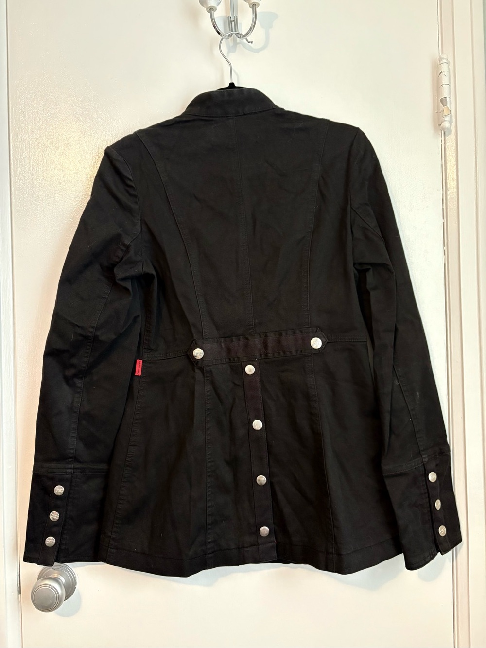 Tripp NYC Black Military-Style Band Jacket with Silver Buttons - Picture 3 of 3